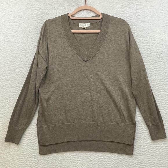 Treasure and Bond Sweater Womens XS V Neck Pullover Cashmere Blend Lightweight - Picture 1 of 10